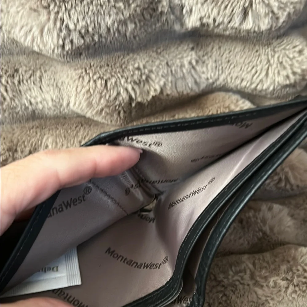 Montana West Black Wallet Leather Accessory
